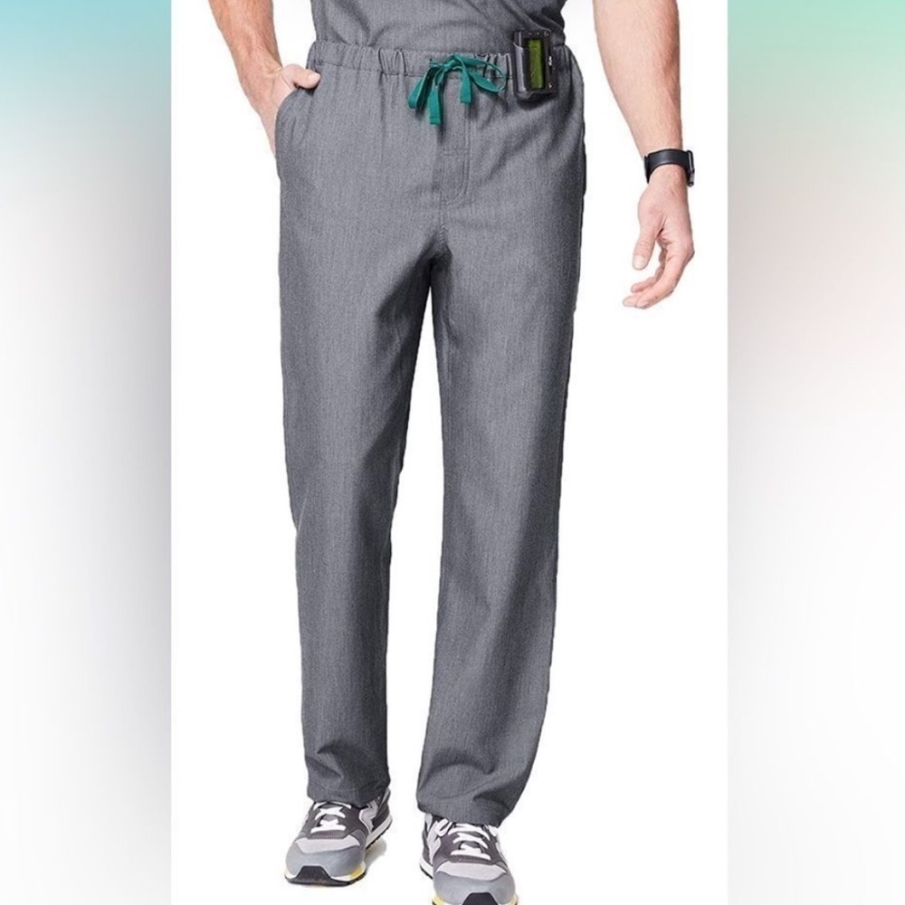Mens FIGS charcoal gray technical collection scrub pants